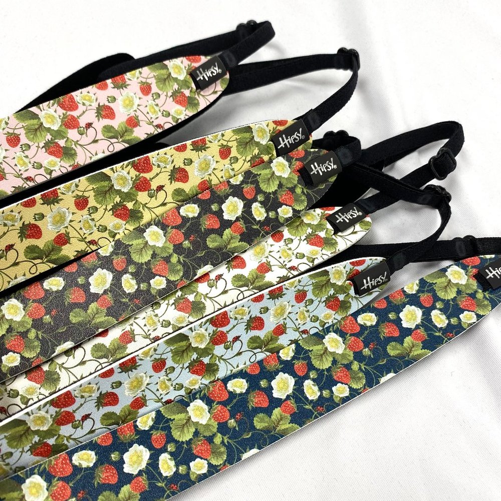 Hipsy Adjustable No Slip Strawberry Multi Colored Wide Printed Headband